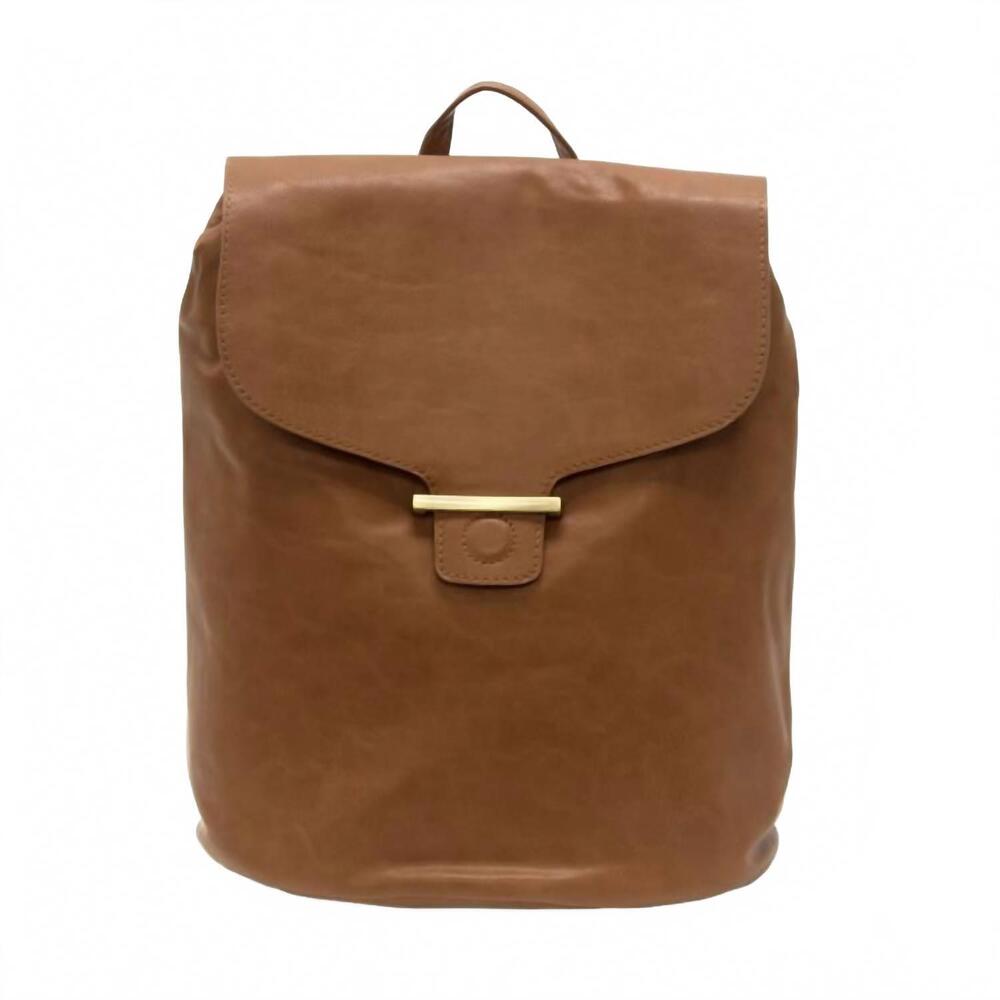 NEW JOY SUSAN women's rhetta bar backpack in tan